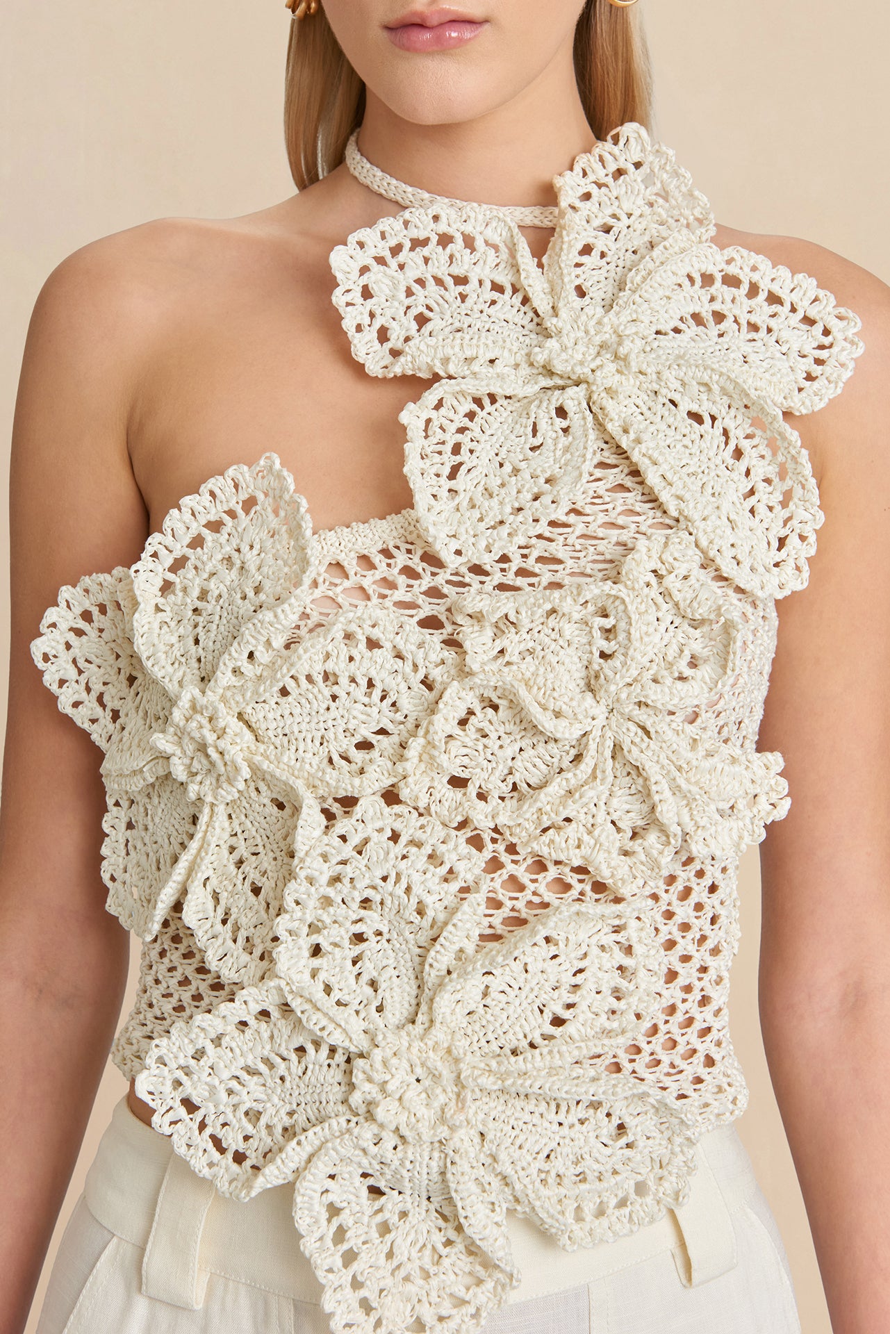 NAZANIN CROCHET TOP