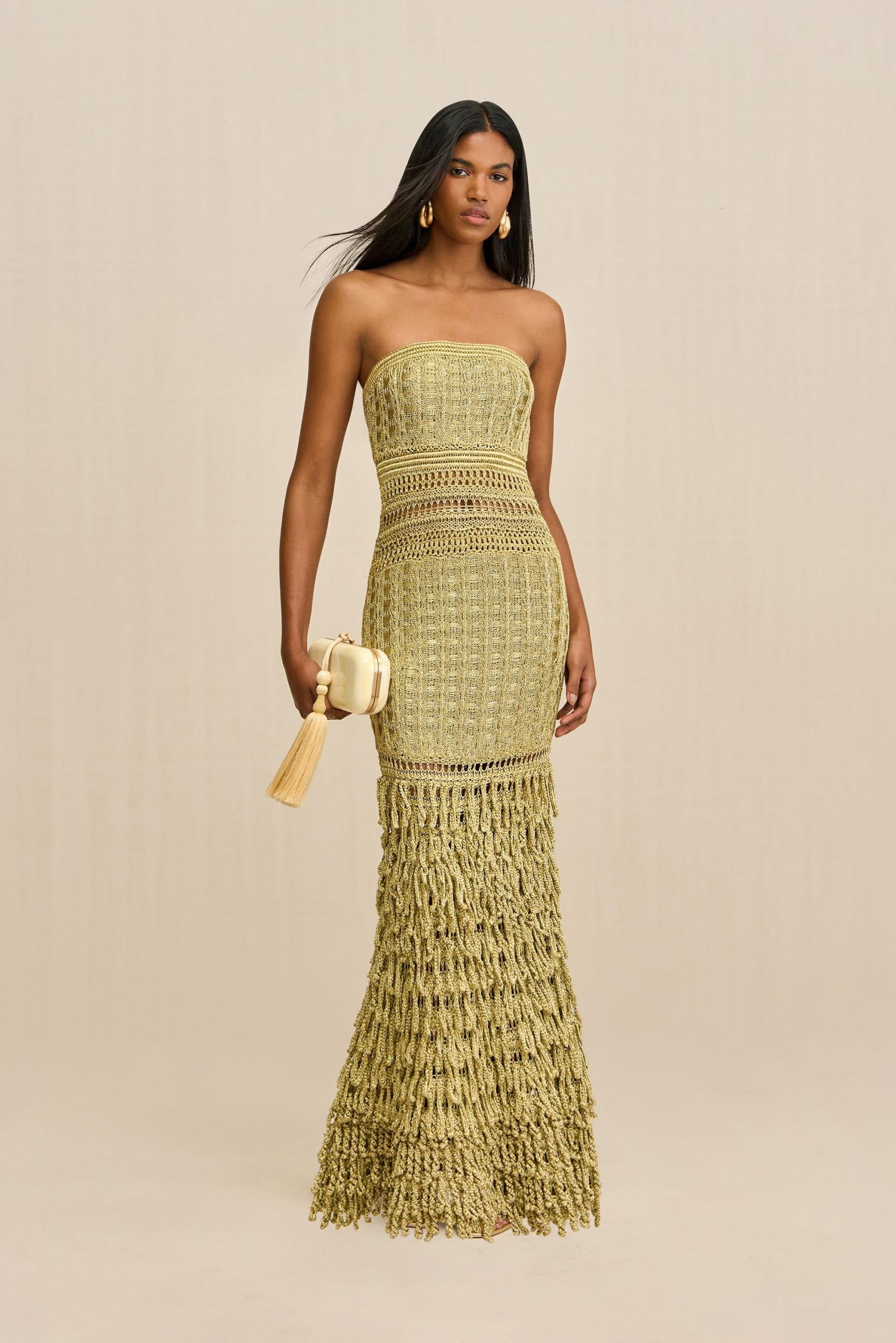 MORGAN CROCHET GOWN